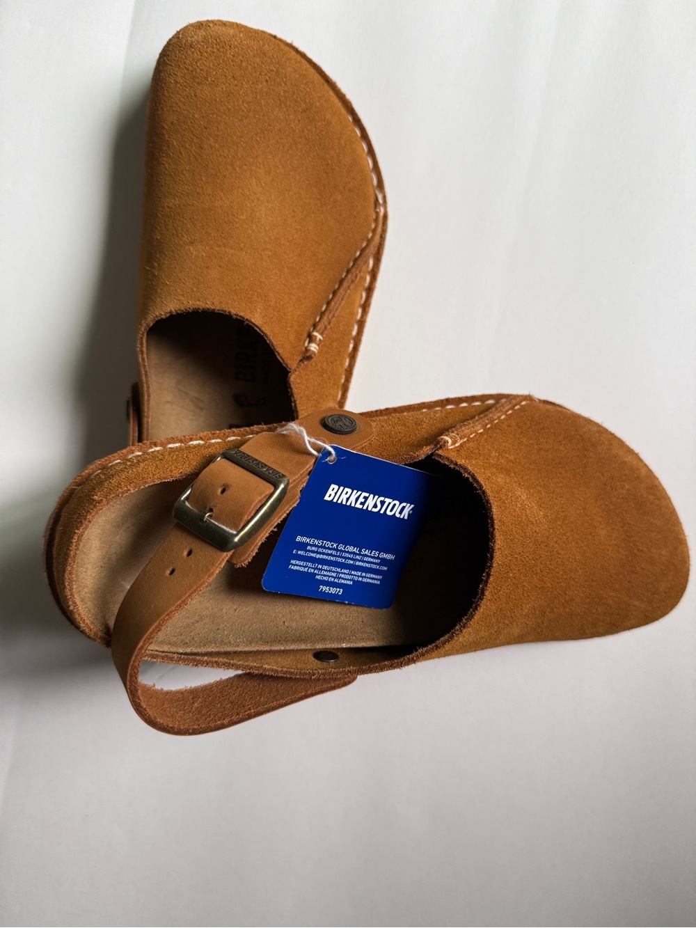Birkenstock [41] Lutry Premium Suede Leather Sling Back Regular Fit Mink